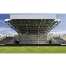 LF Steel Stadium Tribünenstruktur Truss Dach Football Stadium Gebäude